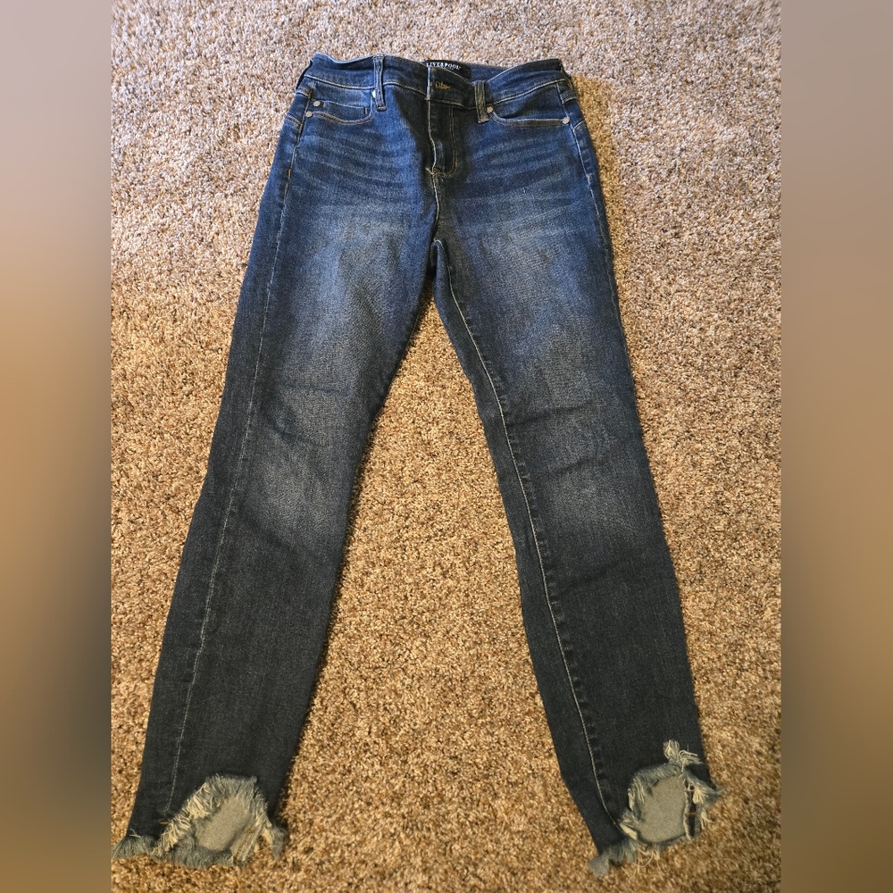 Liverpool Dark Blue Women's Skinny Jeans